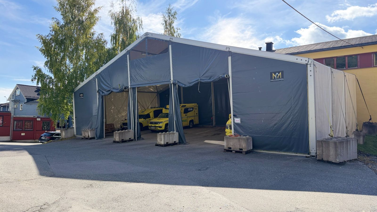 Den gamle ambulansestasjonen i Drammen. Foto: Henrik Moen Persson
