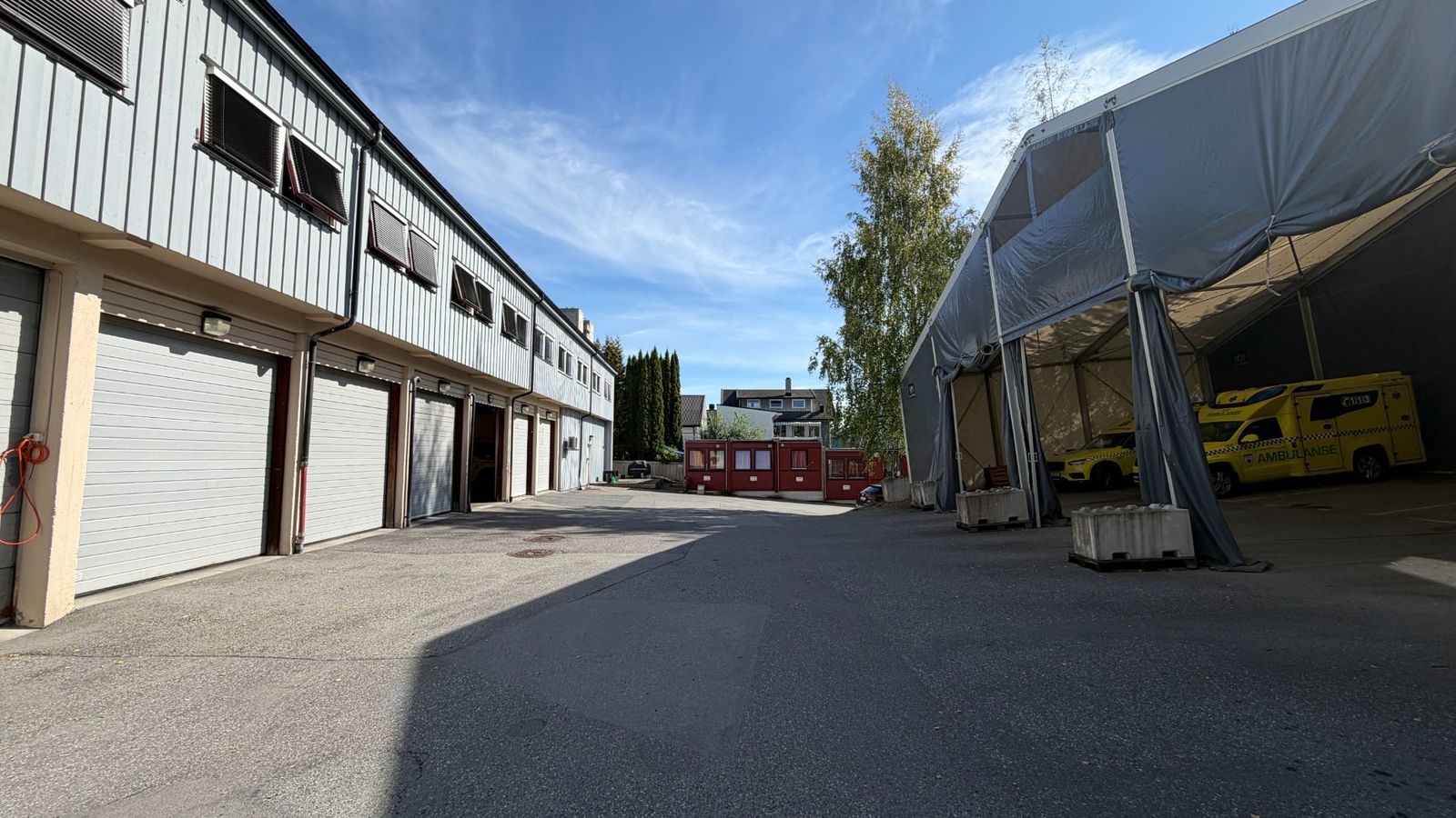 Den gamle ambulansestasjonen i Drammen. Foto: Henrik Moen Persson