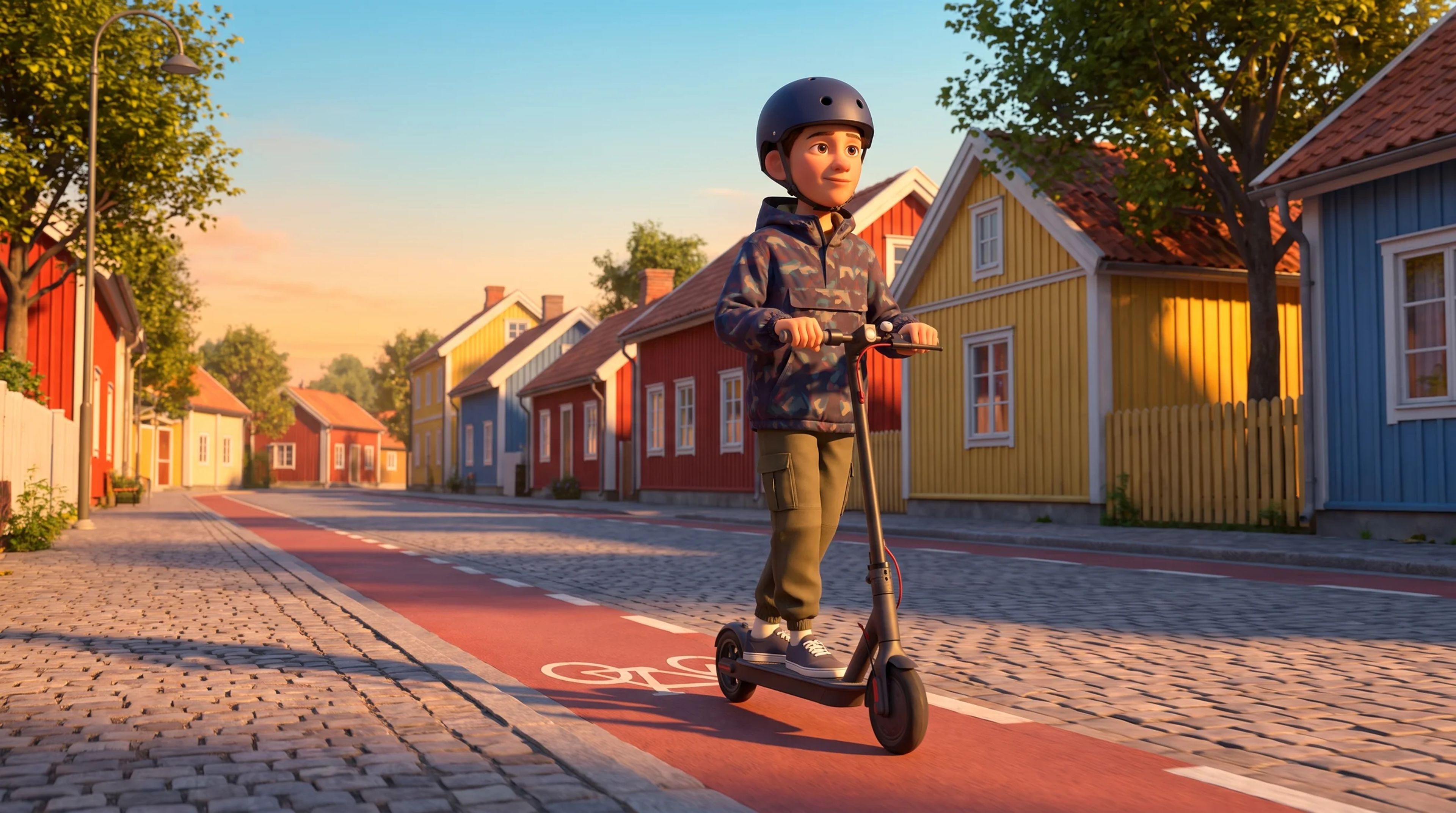 Ny app skal gjere barn tryggare på elsparkesykkel