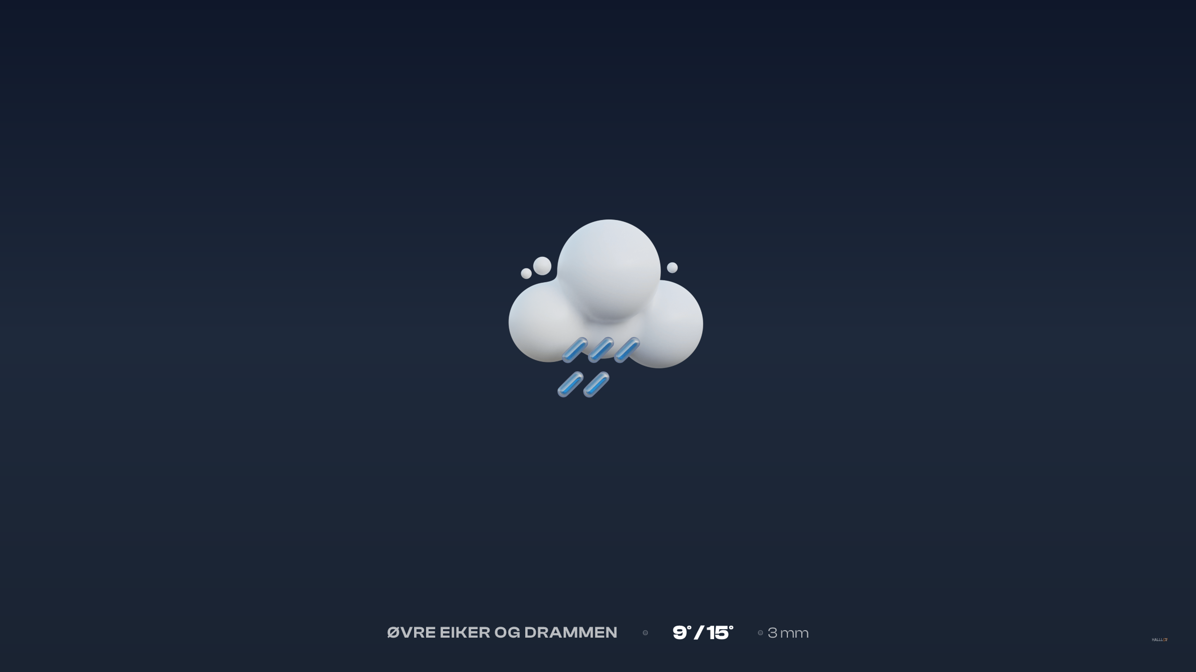 Regnvått mandag i Drammen og Øvre Eiker, 17 grader tirsdag