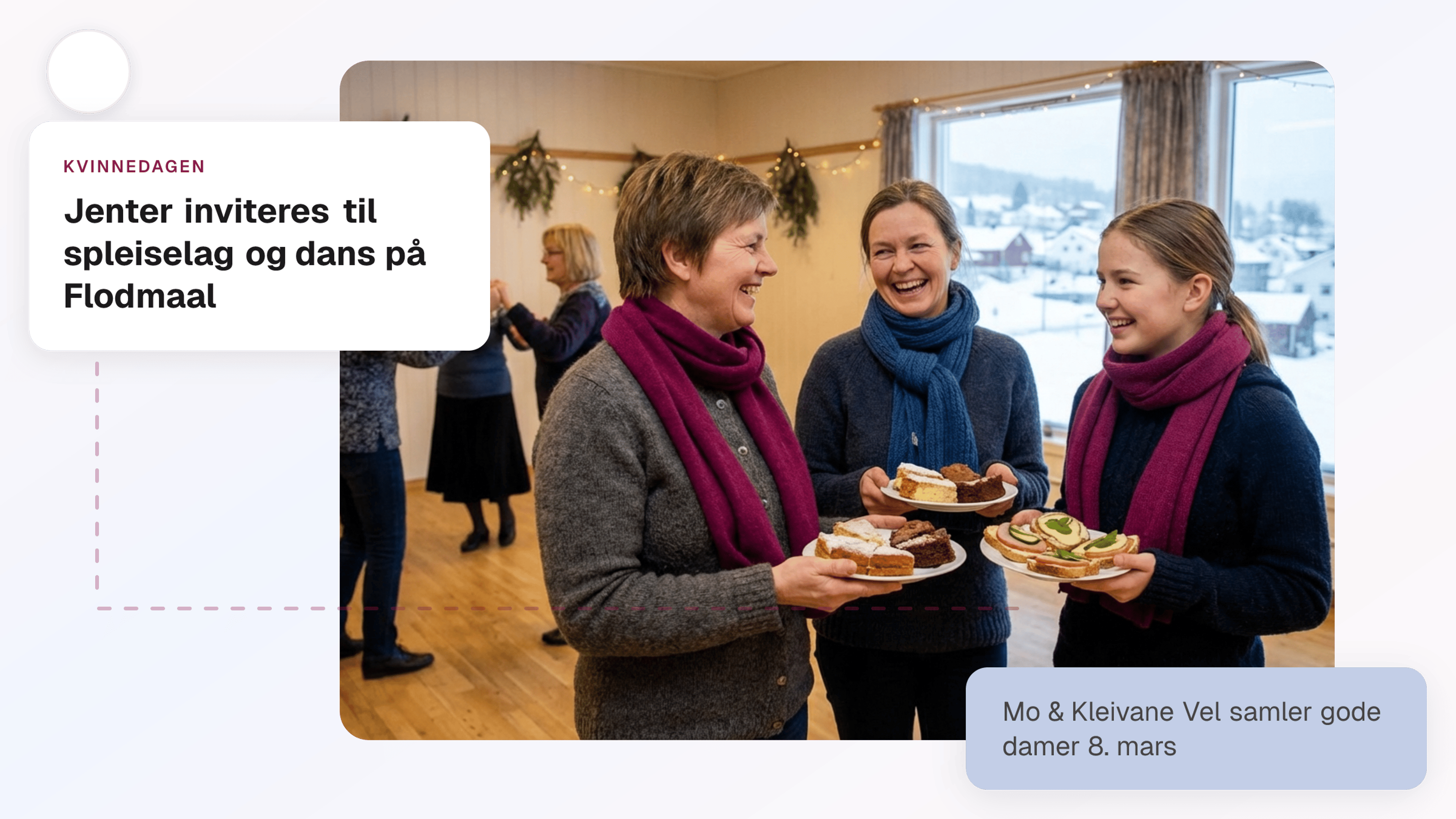 Jenter inviteres til spleiselag og dans på Flodmaal